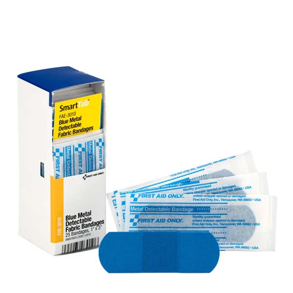 First Aid - Adhesive Bandages - Blue Metal Detectable